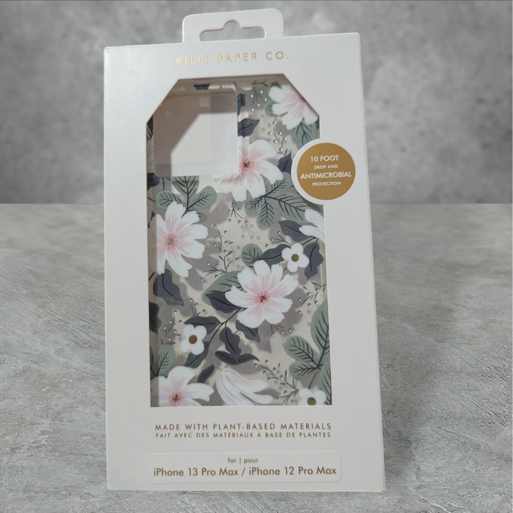 Y5. Rifle Paper Co. Designer Apple iPhone 12 / 13 Pro Max Willow See Description